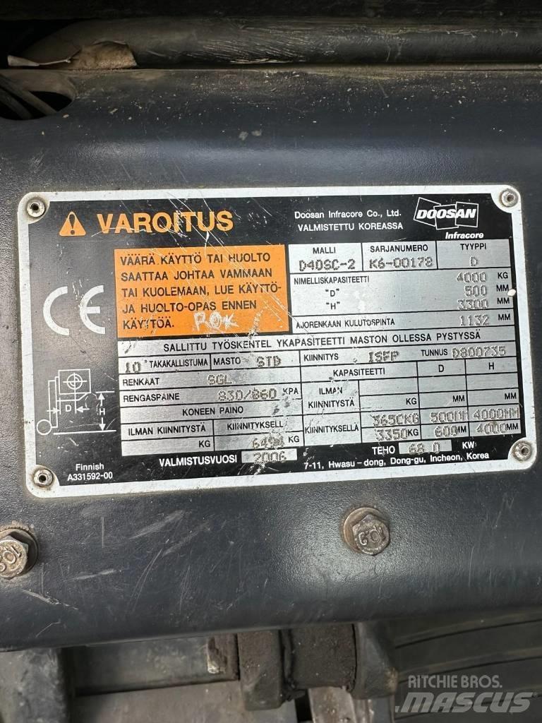 Daewoo D40SC-2 Dizel forkliftler