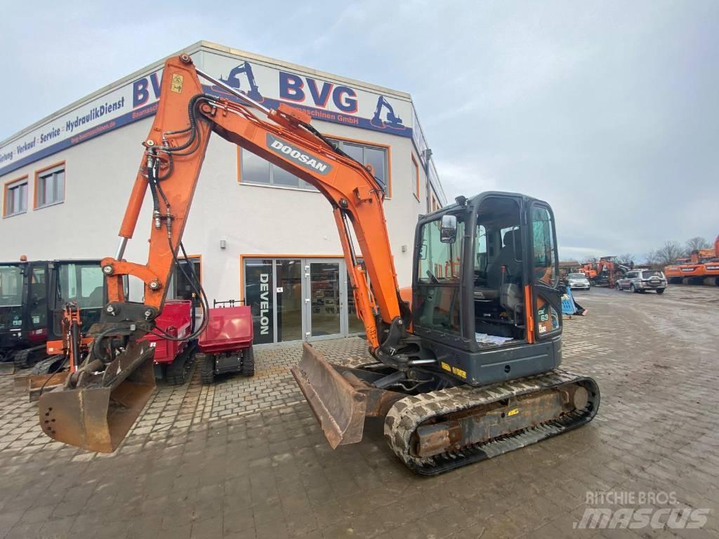 Doosan DX 63-3 Mini ekskavatörler, 7 tona dek