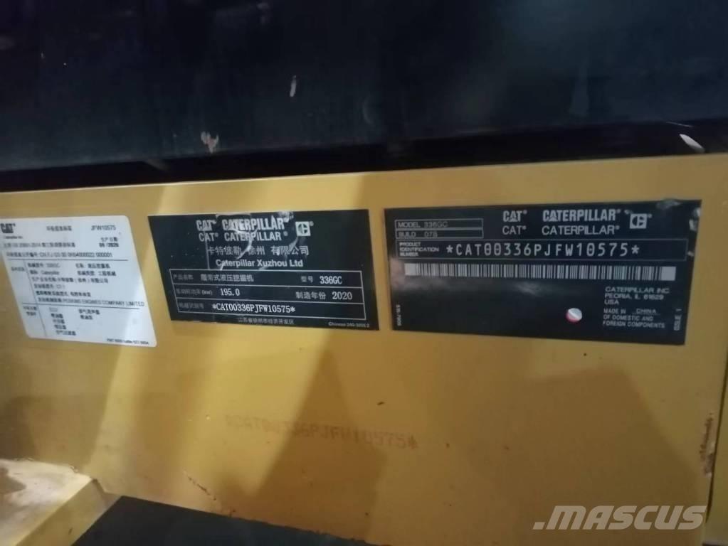 CAT 2020 CAT 336Gc Lastik tekerli ekskavatörler