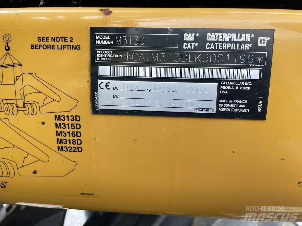 CAT M313D - CE Lastik tekerli ekskavatörler