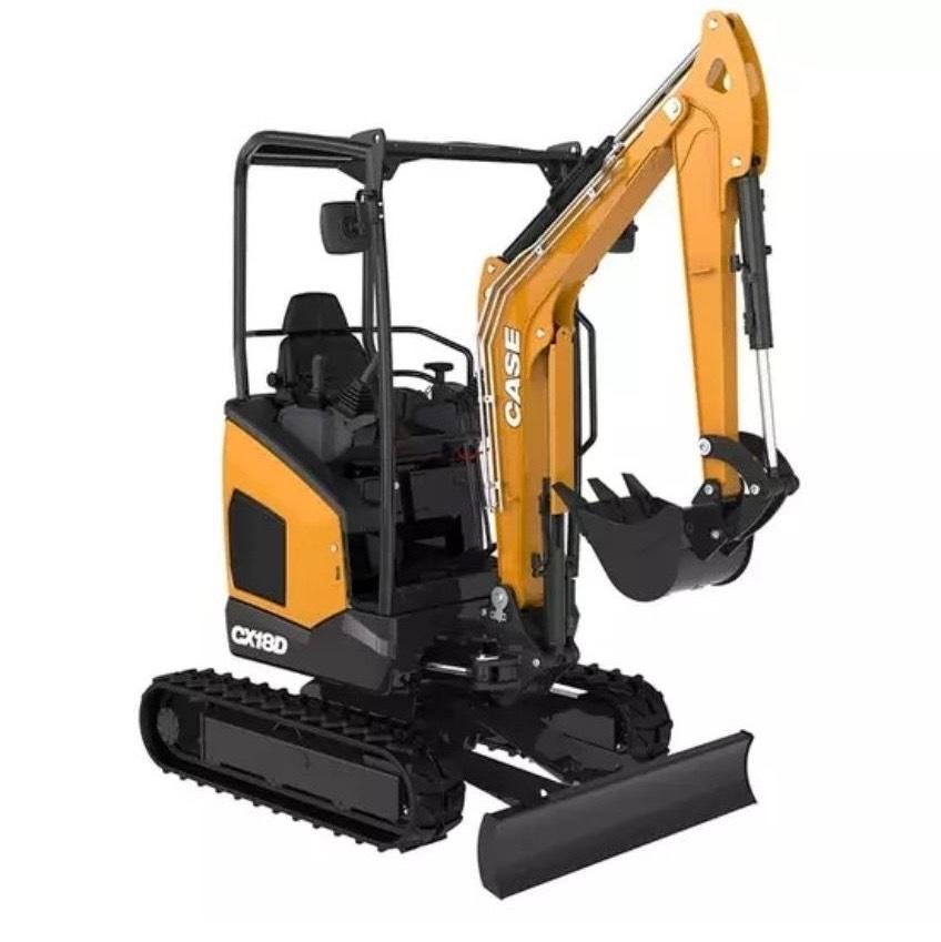 CASE CX 18 D Mini ekskavatörler, 7 tona dek