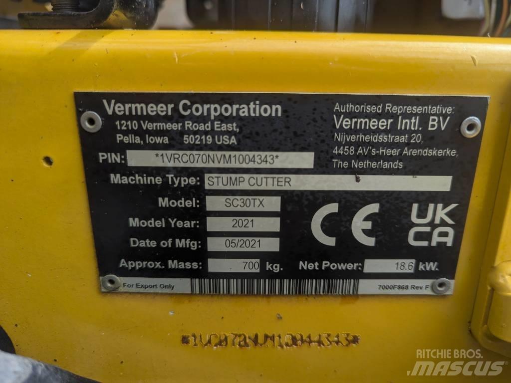 Vermeer SC30TX Kütük öğütücüler
