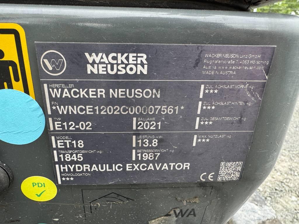 Wacker Neuson ET18 Paletli ekskavatörler