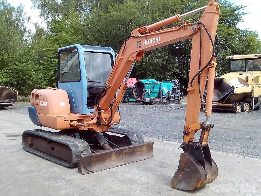 Hitachi EX 40 Mini ekskavatörler, 7 tona dek