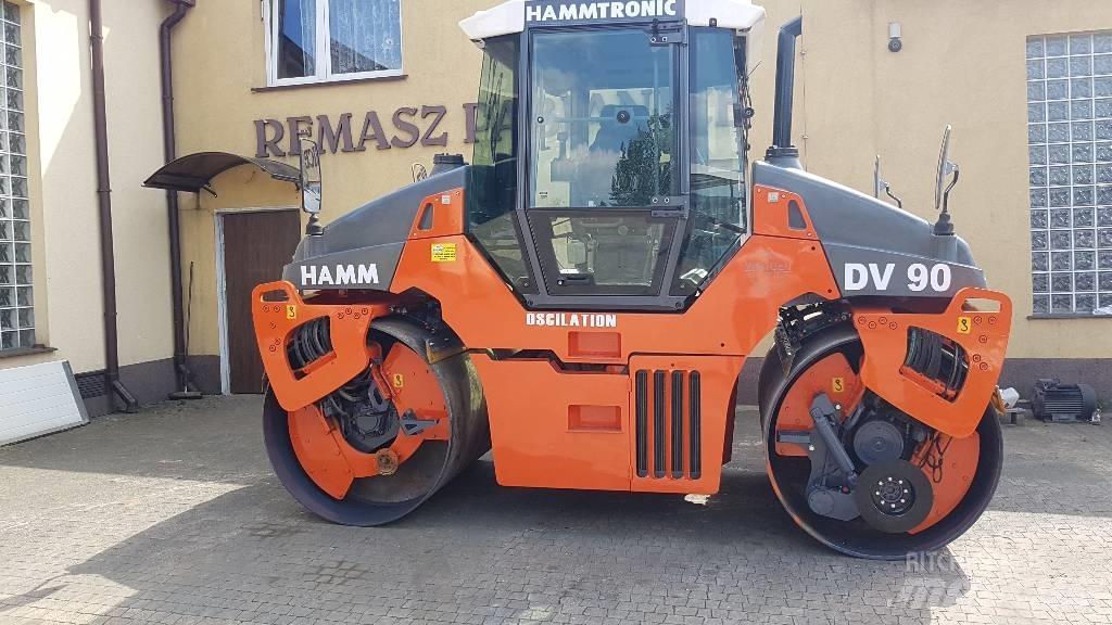 Hamm DV 90 VO Çift tamburlu silindirler