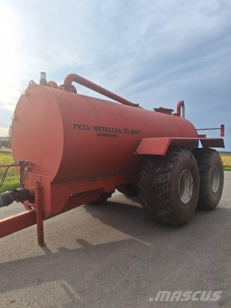  peta 12,5m3 Sivi gübre ve ilaç tankerleri