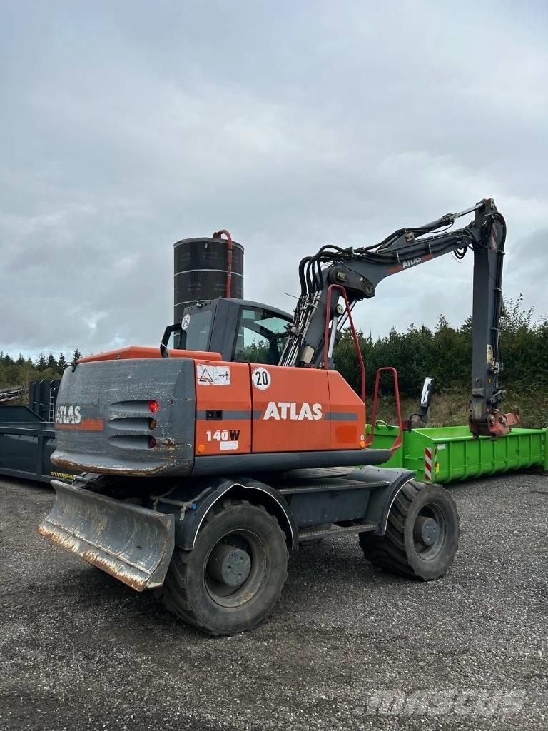 Atlas 140 W Lastik tekerli ekskavatörler