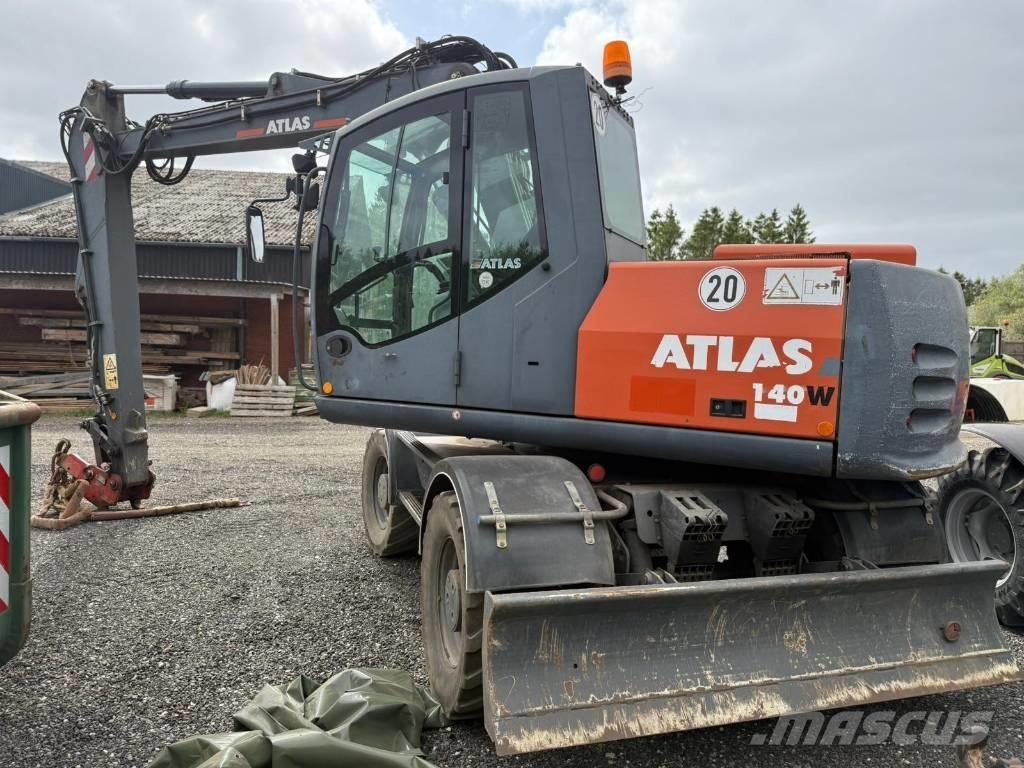 Atlas 140 W Lastik tekerli ekskavatörler