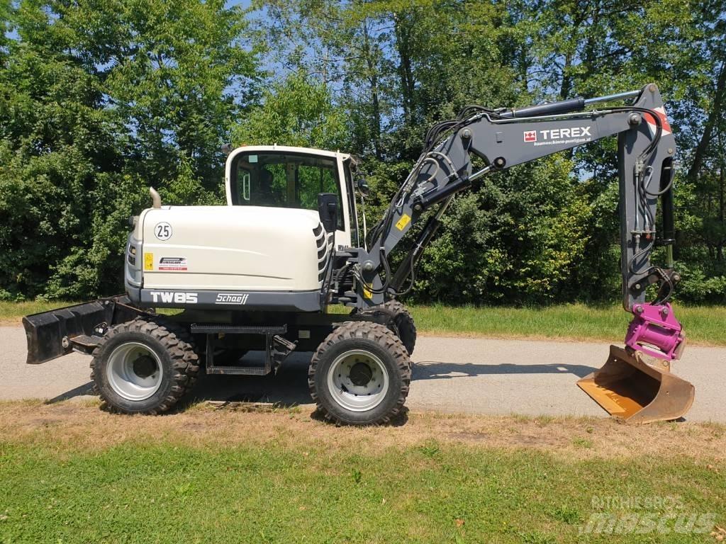 Terex TW 85 Lastik tekerli ekskavatörler