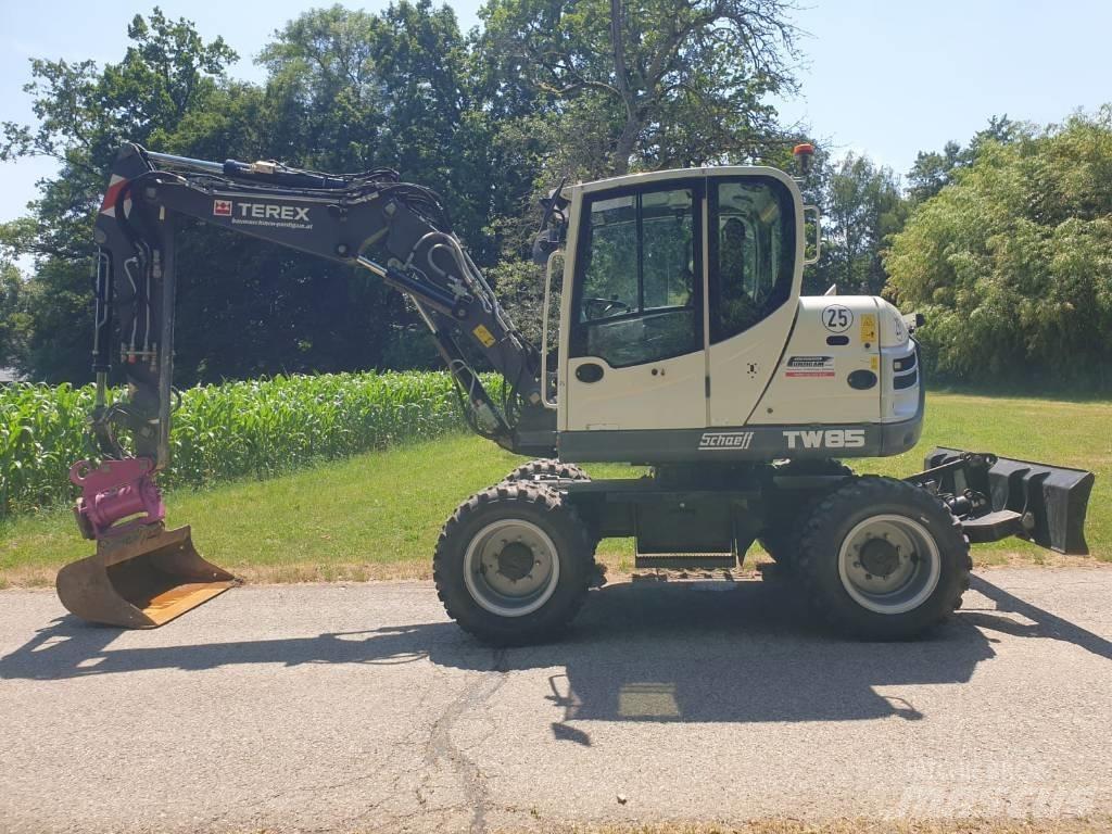 Terex TW 85 Lastik tekerli ekskavatörler