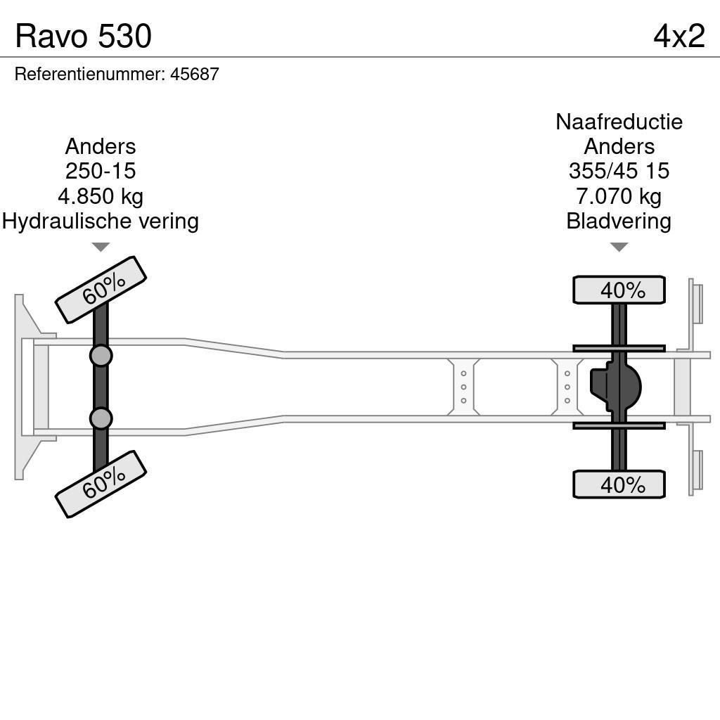 Ravo 530 Süpürme kamyonları