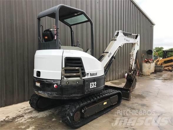 Bobcat E32M Mini ekskavatörler, 7 tona dek