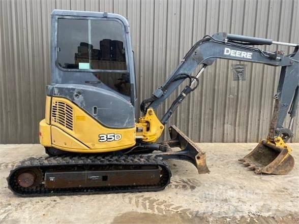 John Deere 35D Mini ekskavatörler, 7 tona dek