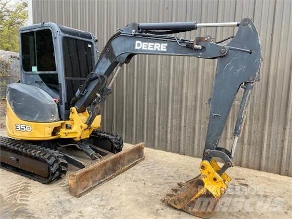 John Deere 35D Mini ekskavatörler, 7 tona dek