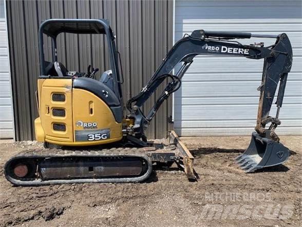 John Deere 35G Mini ekskavatörler, 7 tona dek