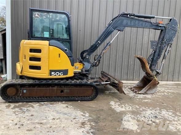 John Deere 50G Mini ekskavatörler, 7 tona dek