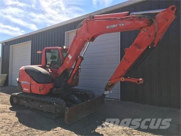 Kubota KX080-4 Paletli ekskavatörler