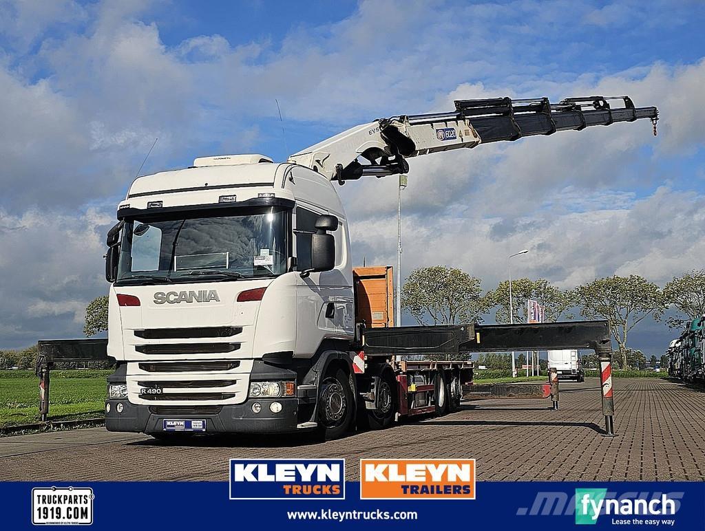 Scania R490 Flatbed kamyonlar