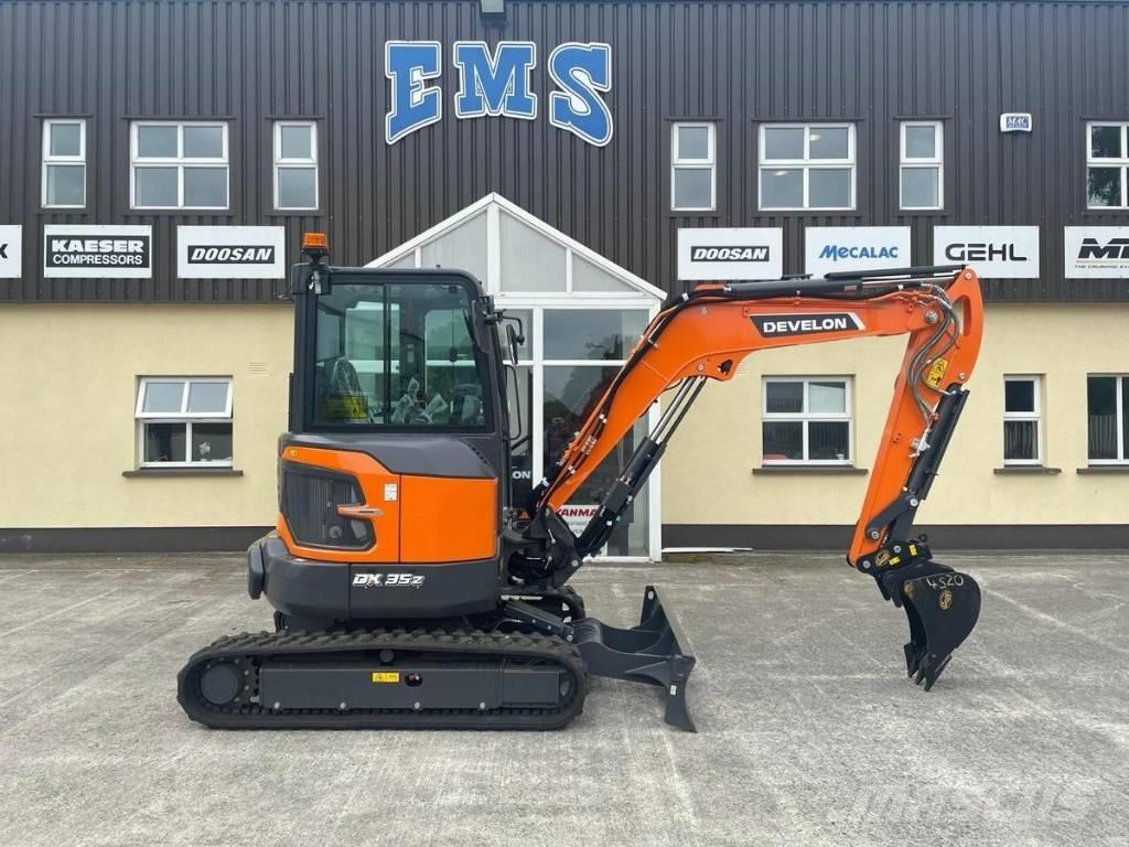 Develon DX 35 Z-7 Mini ekskavatörler, 7 tona dek