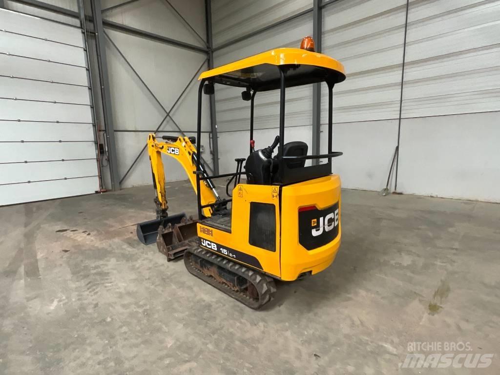 JCB 15 C-1 Mini ekskavatörler, 7 tona dek