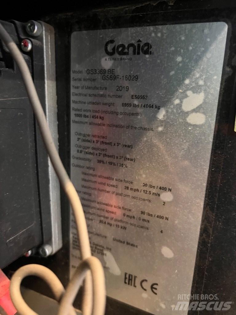 Genie GS 3369 BE Makasli platformlar