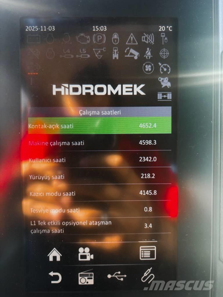 Hidromek HMK 230 NLC Paletli ekskavatörler