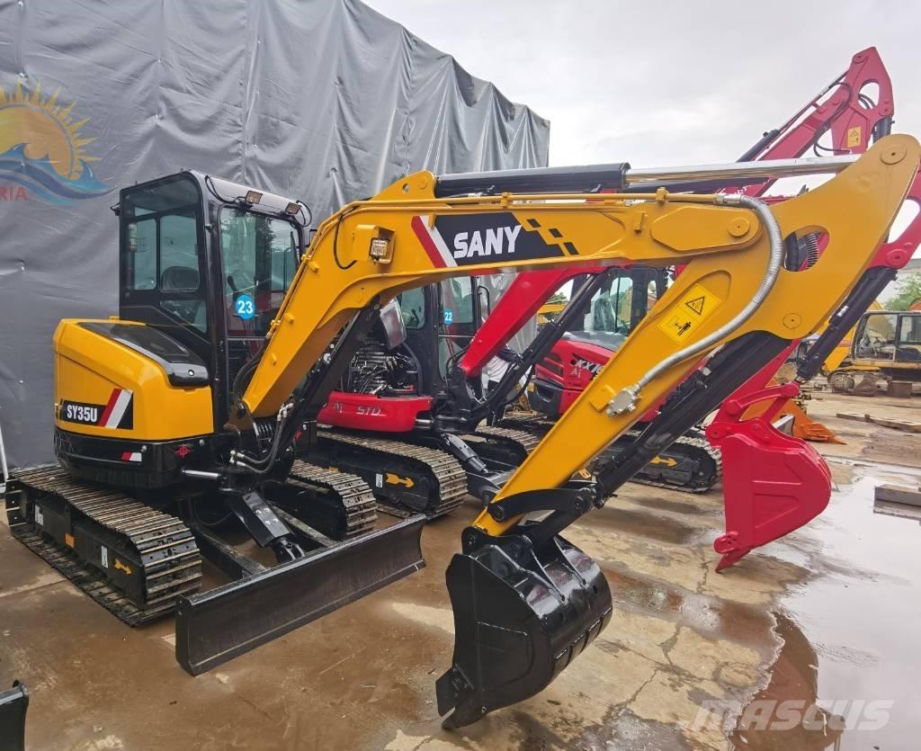 Sany SY 35 U Mini ekskavatörler, 7 tona dek