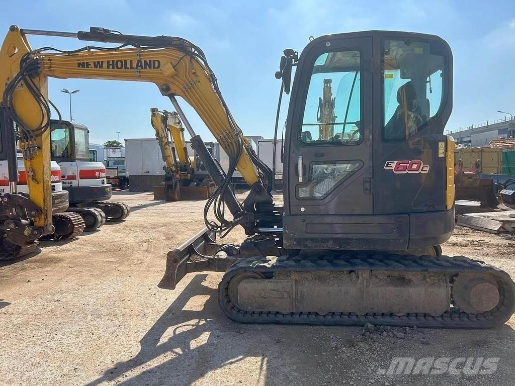 New Holland E60C Mini ekskavatörler, 7 tona dek