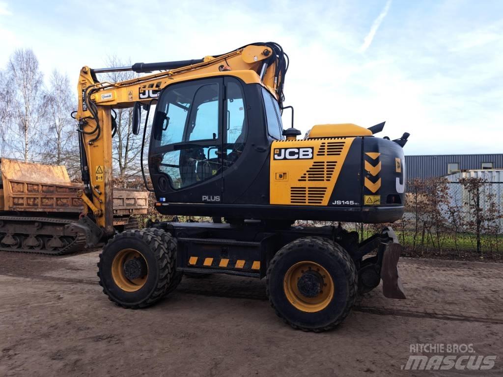 JCB JS 145 W Lastik tekerli ekskavatörler