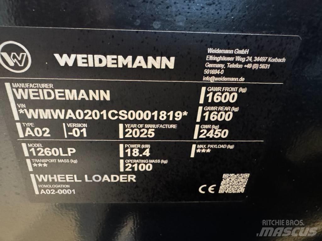 Weidemann 1260 LP Çok amaçlı yükleyiciler