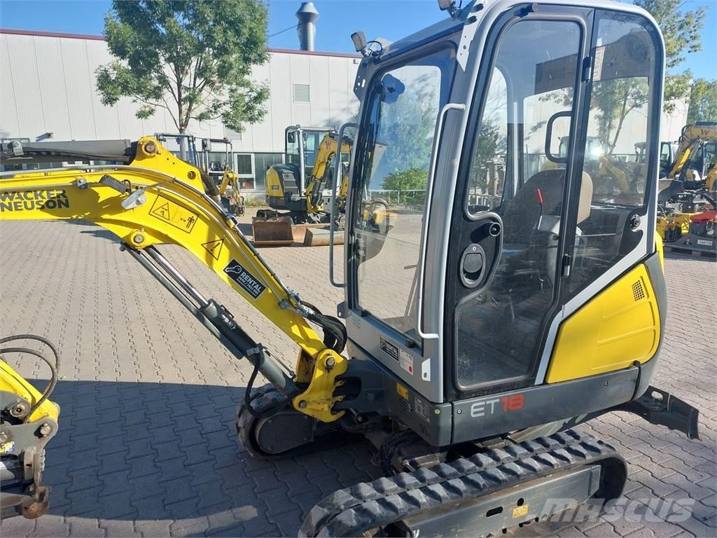 Wacker Neuson ET18 Paletli ekskavatörler