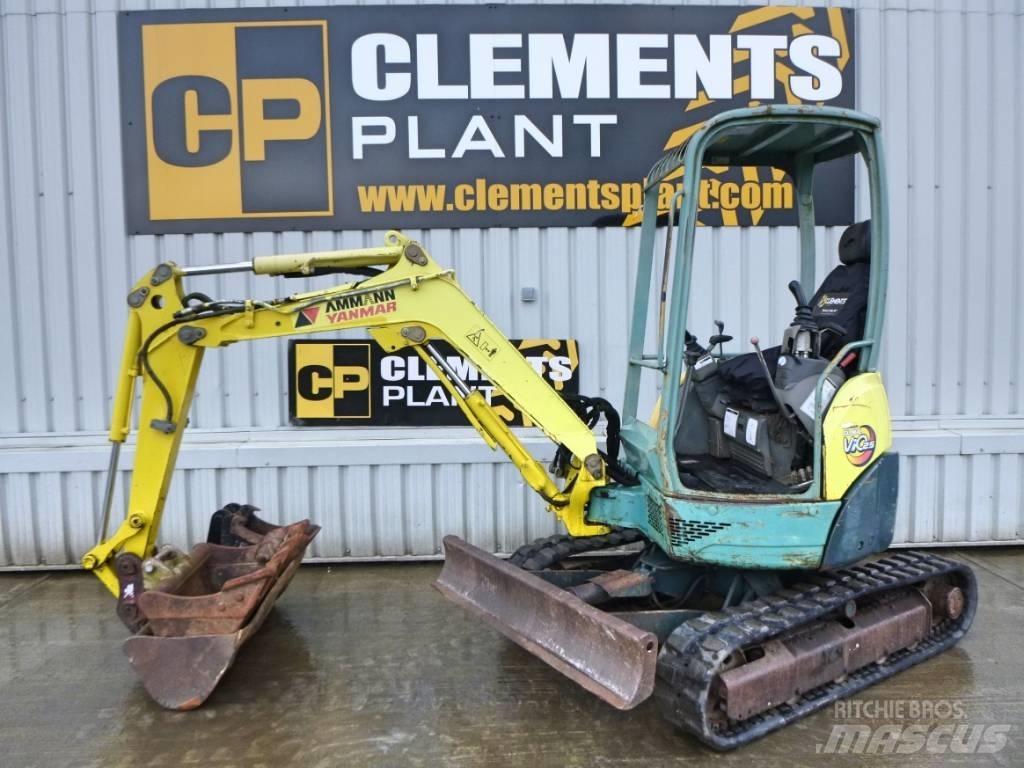 Yanmar Vio25 Mini ekskavatörler, 7 tona dek