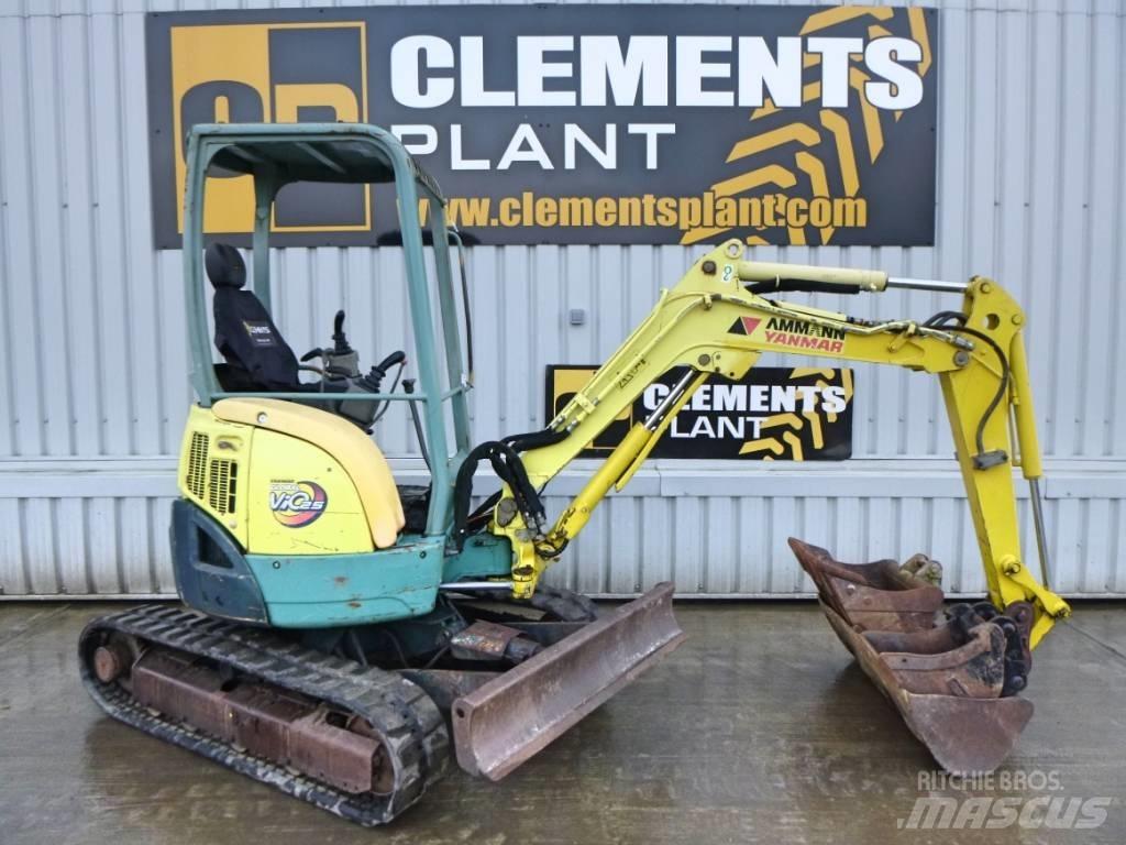 Yanmar Vio25 Mini ekskavatörler, 7 tona dek