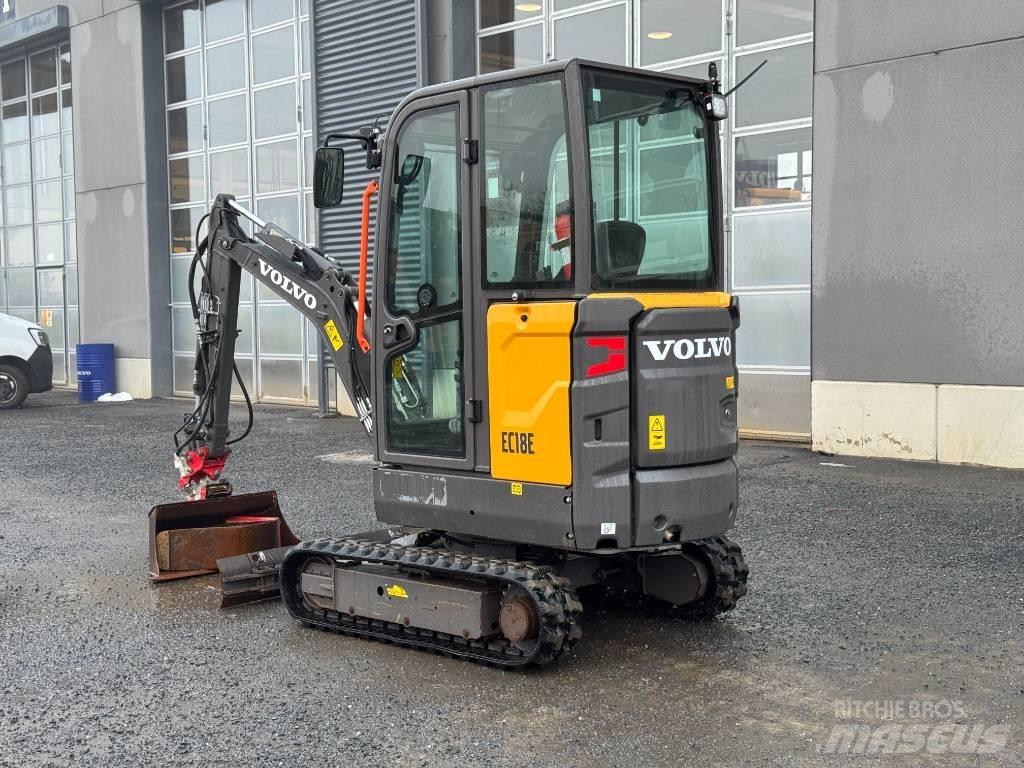 Volvo EC 18 E Mini ekskavatörler, 7 tona dek