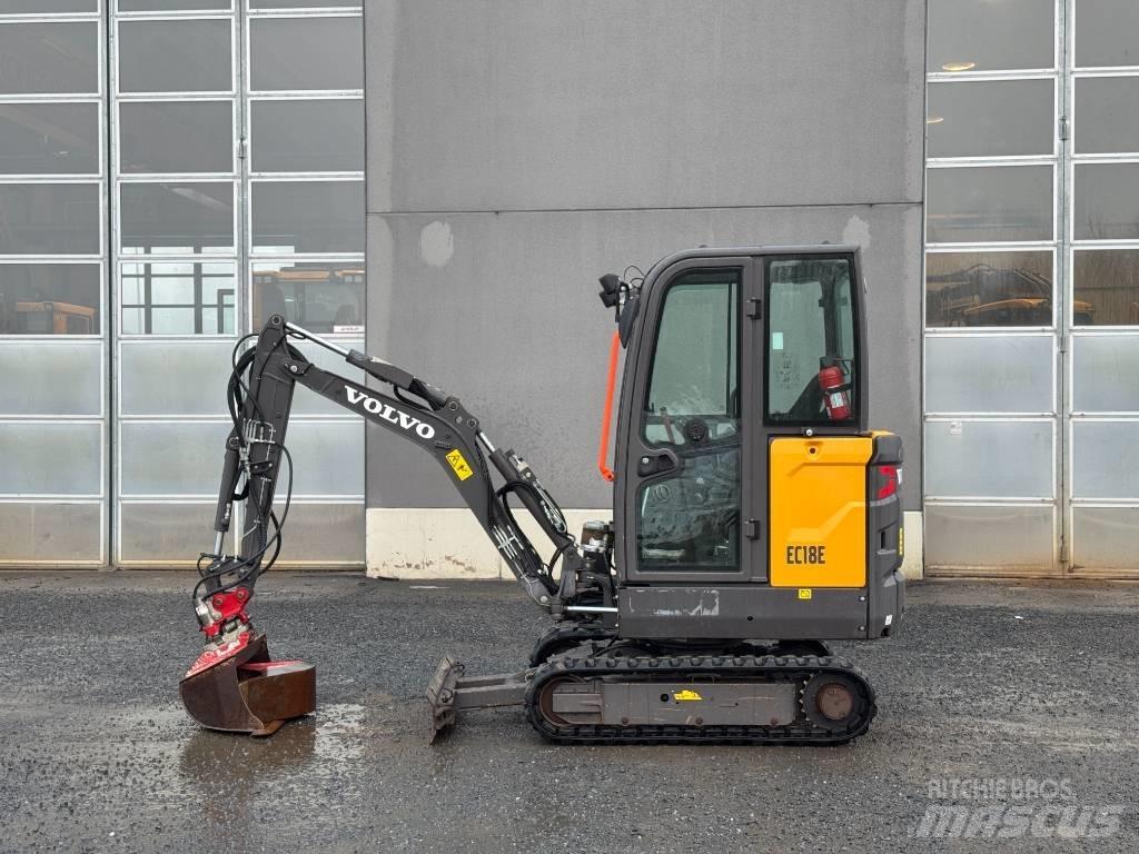 Volvo EC 18 E Mini ekskavatörler, 7 tona dek