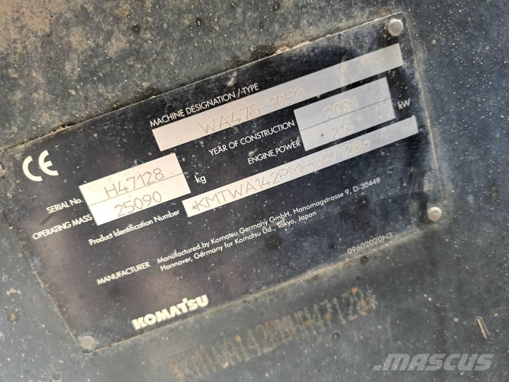 Komatsu WA475-10E0 Tekerlekli yükleyiciler