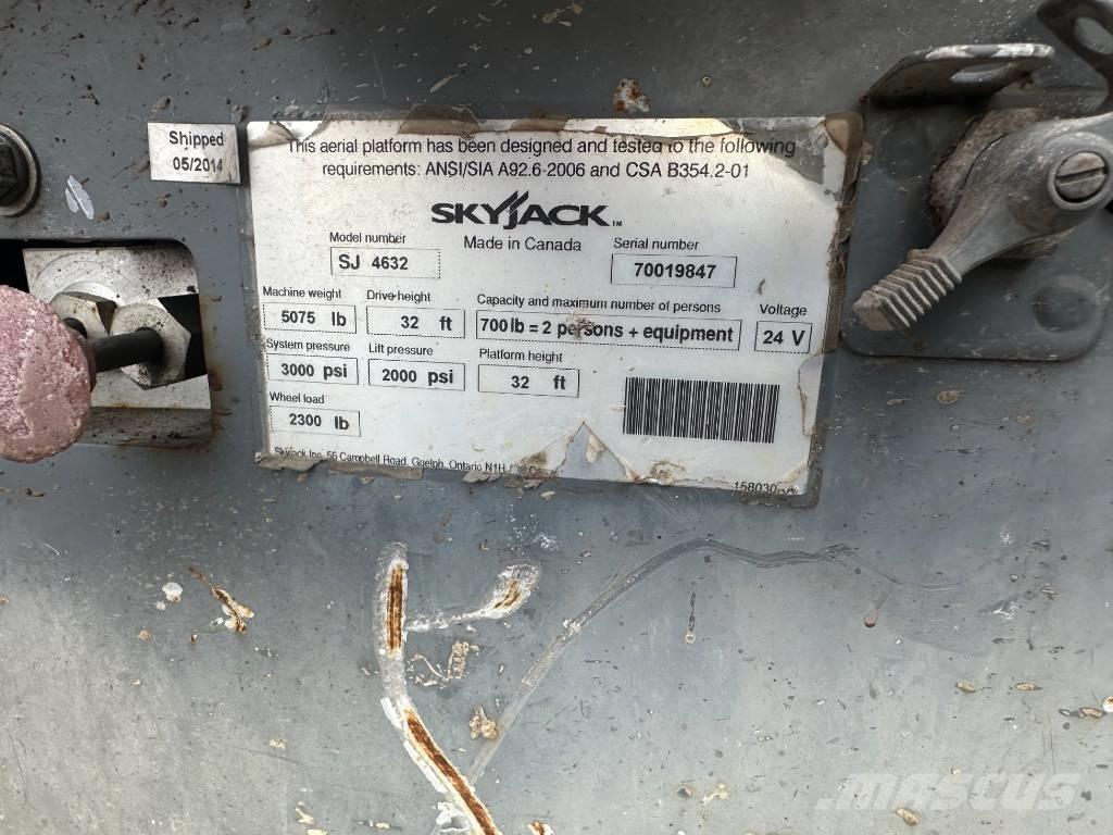 SkyJack SJ 4632 Makasli platformlar