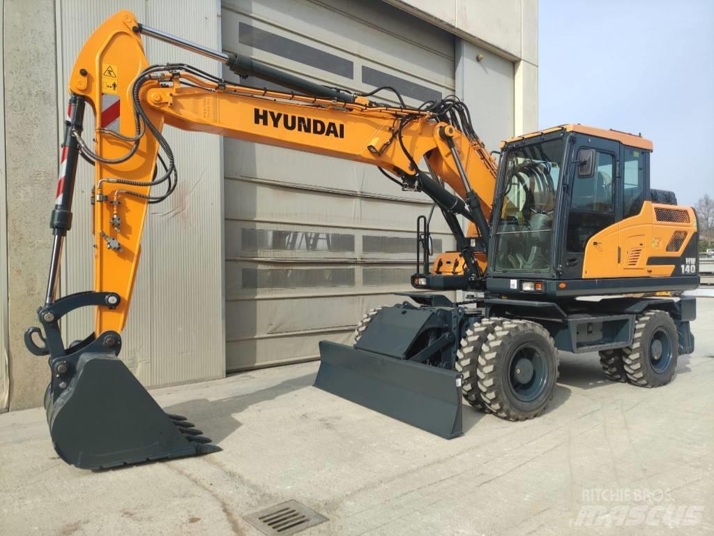 Hyundai HW140 Lastik tekerli ekskavatörler