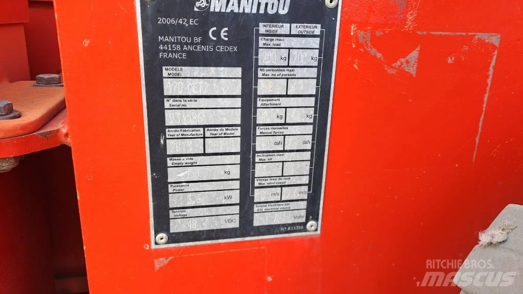 Manitou 170AETJ-L Körüklü personel platformları