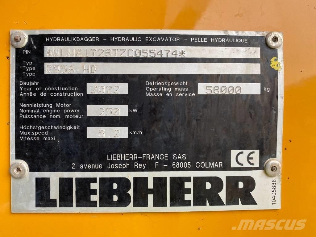 Liebherr R 956 HD Paletli ekskavatörler