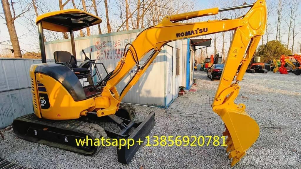 Komatsu PC 30 Mini ekskavatörler, 7 tona dek