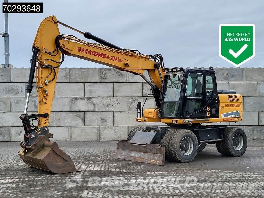 Doosan DX170 W Lastik tekerli ekskavatörler