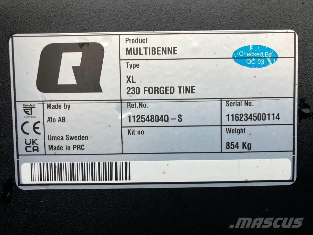 Ålö Multibenne XL Ön yükleyici atasmanlar