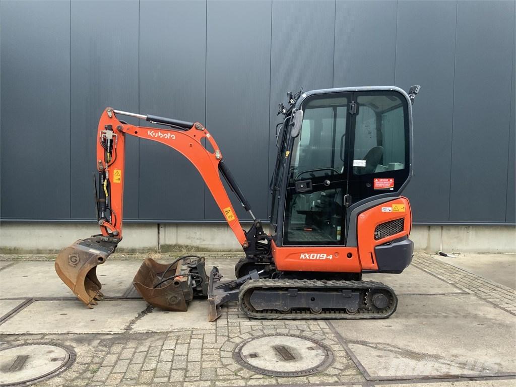 Kubota KX 019-4 Mini ekskavatörler, 7 tona dek