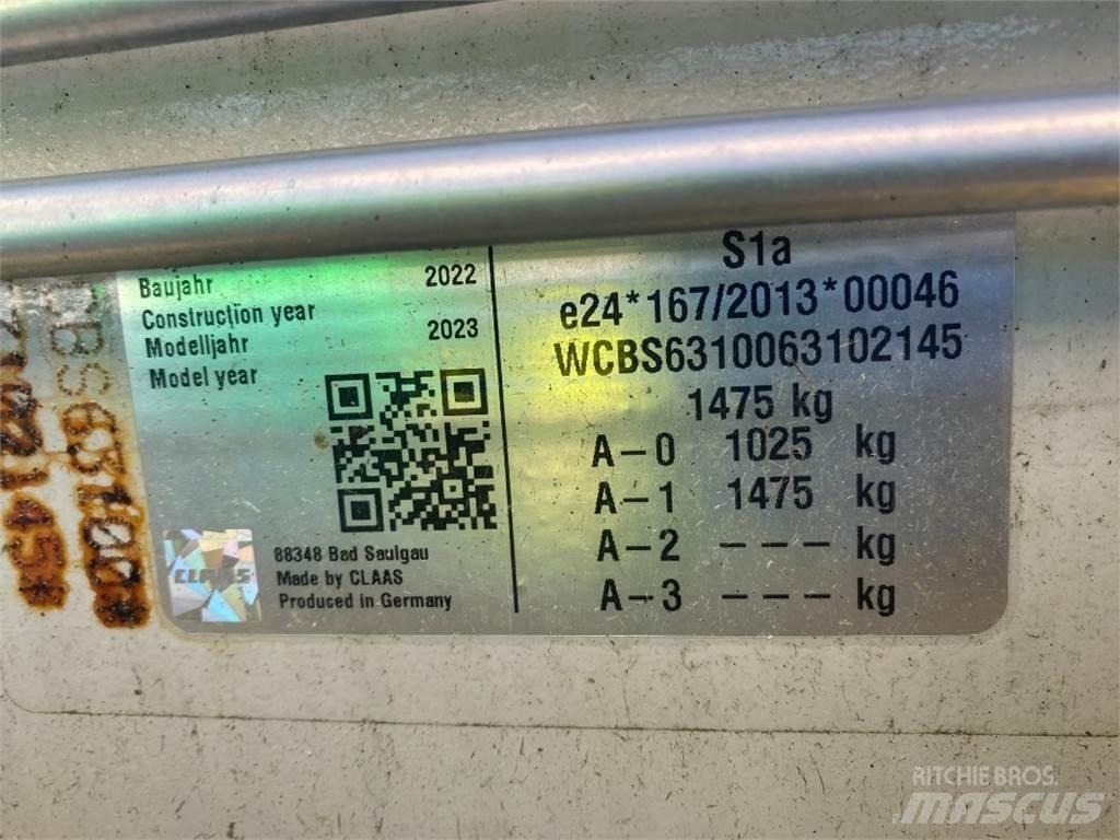 CLAAS VOLTO 1300 T Kombine tirmiklar