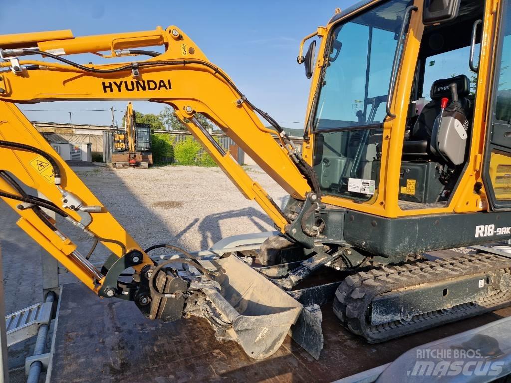 Hyundai R18-9AK Mini ekskavatörler, 7 tona dek
