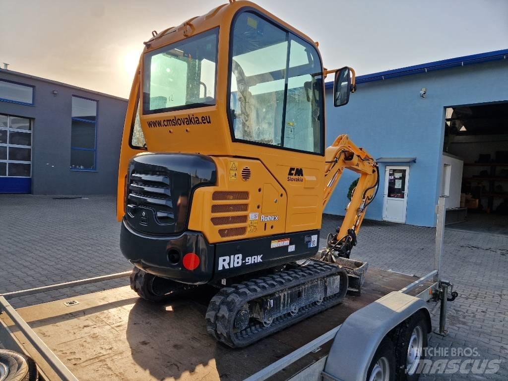 Hyundai R18-9AK Mini ekskavatörler, 7 tona dek