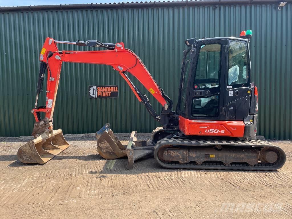 Kubota U 50-5 Mini ekskavatörler, 7 tona dek