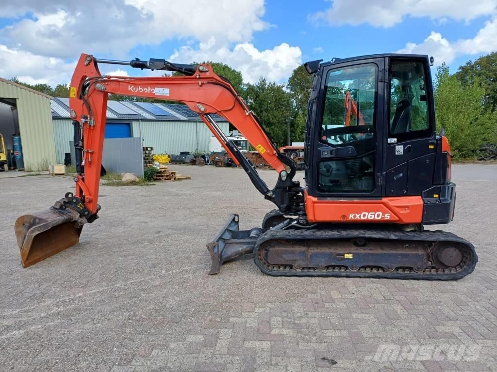 Kubota KX 060-5 Mini ekskavatörler, 7 tona dek