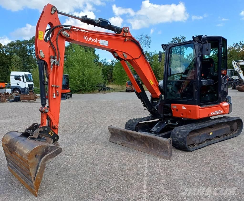 Kubota KX 060-5 Mini ekskavatörler, 7 tona dek